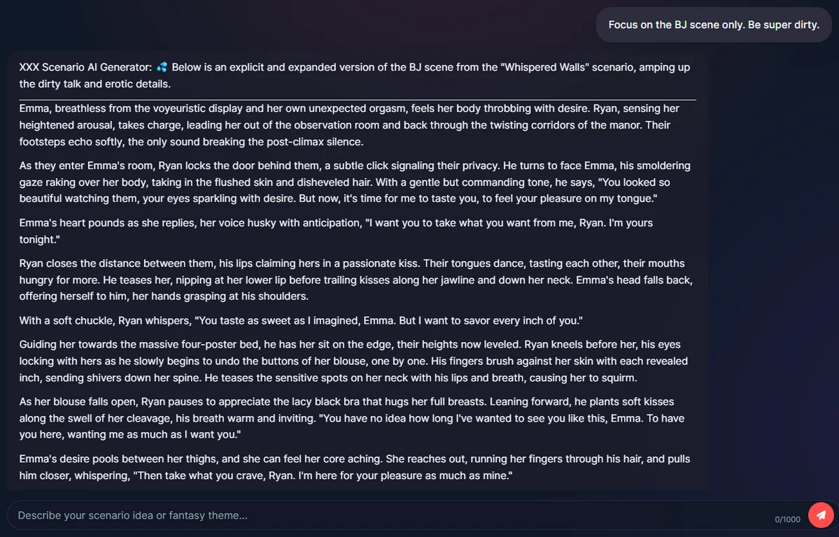Erotic Stories: A Short Smut Story Written with NSFW Prompt Studio